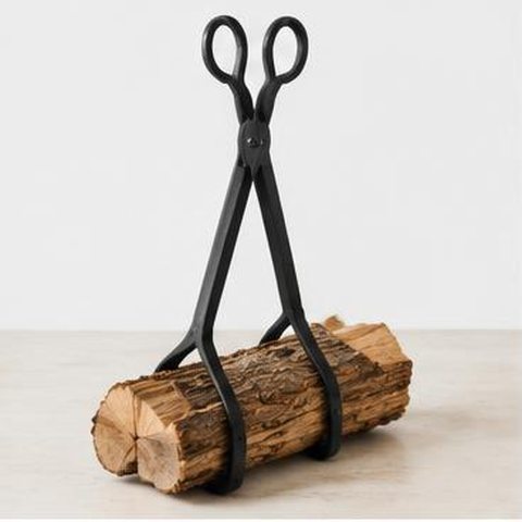 Pince à bûches acier