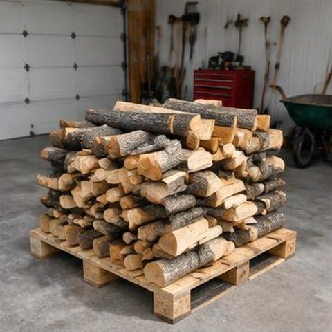 Grande palette de bois